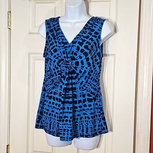 Daisey Fuentes Tie Die low cut summer top